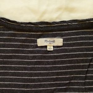 Madewell Anthem striped short-sleeved scoop tee